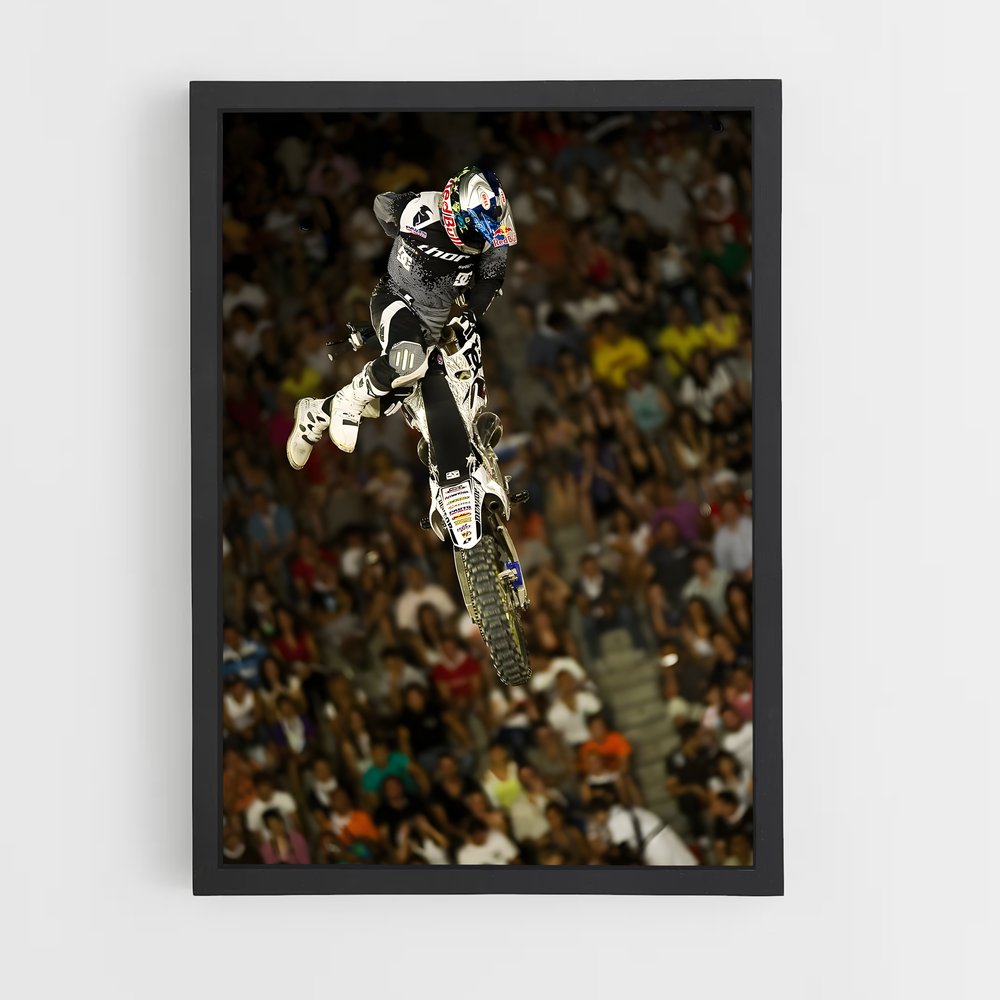 Poster Envolée Sauvage – affiche Motocross freestyle (vue 2)